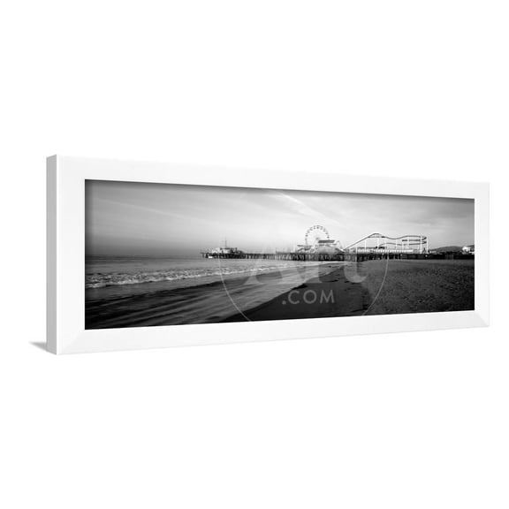 Santa Monica Pier, California, USA, Scenic Framed Art Print Wall Art Sold by Art.Com