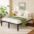 thumbnail image 5 of Awesofurni 18" King Bed Frame, Heavy Duty Platform Bed Frame with Storage Space, Noise Free Steel Slat Support, No Box Spring Needed, Easy Assembly, 5 of 7