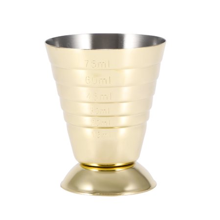 

Measuring Cup 3 Measurement Units 75ml Measure 2.5oz 304 Cup Spirit Cocktail Easy to Jigger Stainless 5Tbsp Cups Fashion Steel Clean 90ml Polished Graduated for Liquid