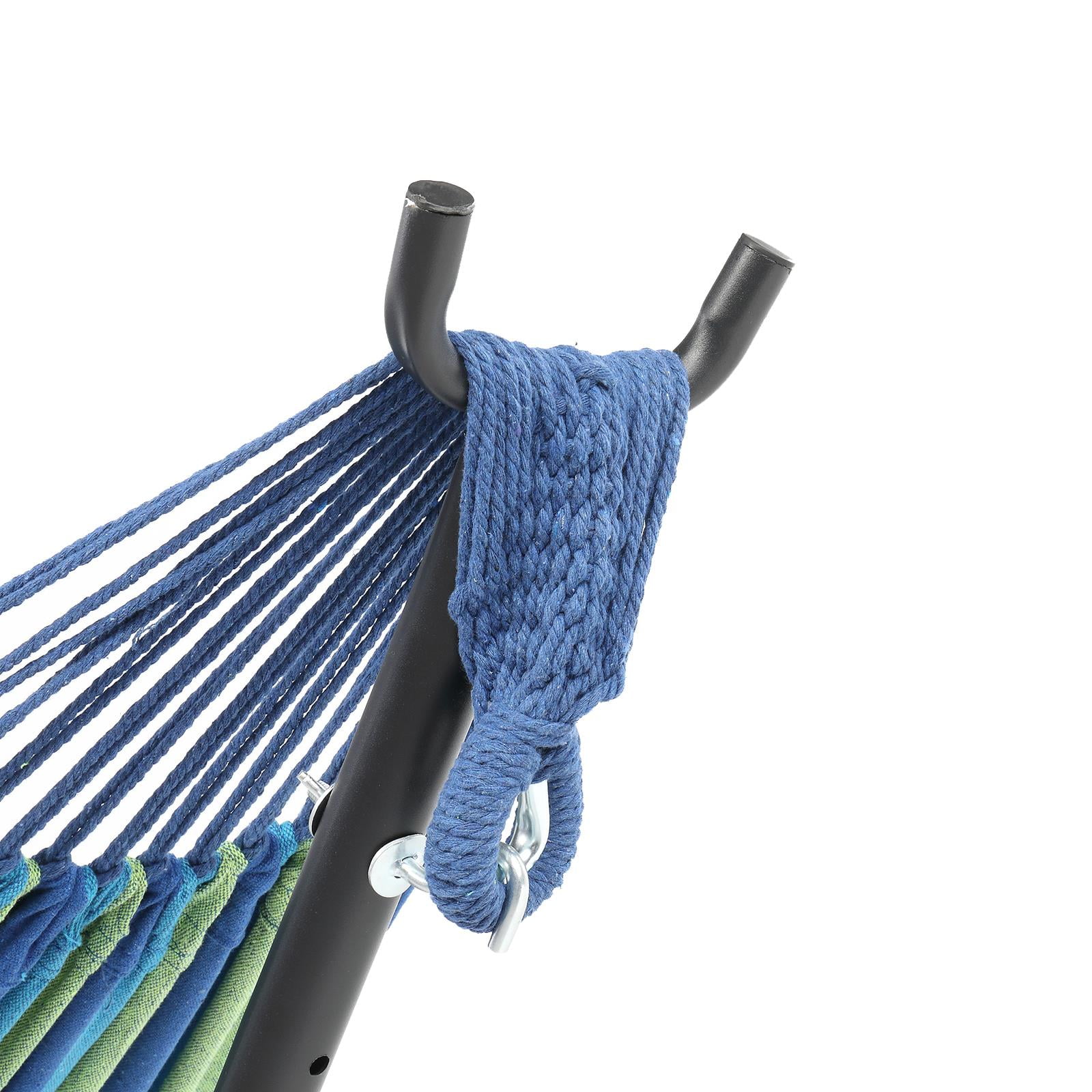 UBesGoo 9ft Adjustable Portable Hammock with 200*150cm Polyester Cotton Hammock Set