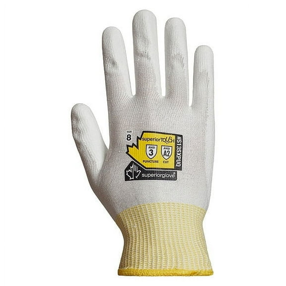 Superior Glove Cut Resistant Glove,PTFE Poly,PR S13SXPUQ-9