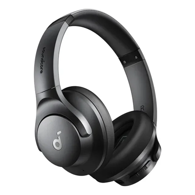 Soundcore by Anker Q20i Hybrid Active Noise Cancelling Headphones, Wireless Over-Ear Bluetooth, 40H Long ANC Playtime, Hi-Res Audio, Big Bass, Customize via an App, Transparency Mode