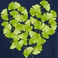 thumbnail image 3 of CafePress - Ginkgo Leaf Heart Dark T Shirt - Men's Classic Graphic Cotton T-Shirt, 3 of 4