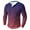 Multicolor-D, variant on Aueoeo Men's Button Neck T-Shirt Color Gradient Long Sleeve Casual Pullover Shirts Soft Stretch Basic Tees Spring Top L