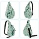 thumbnail image 3 of Mujeres Hombres Bolso bandolera floral con bolsillo con cremallera Mochila Bolso bandolera Eccomum Bolso bandolera, 3 of 7