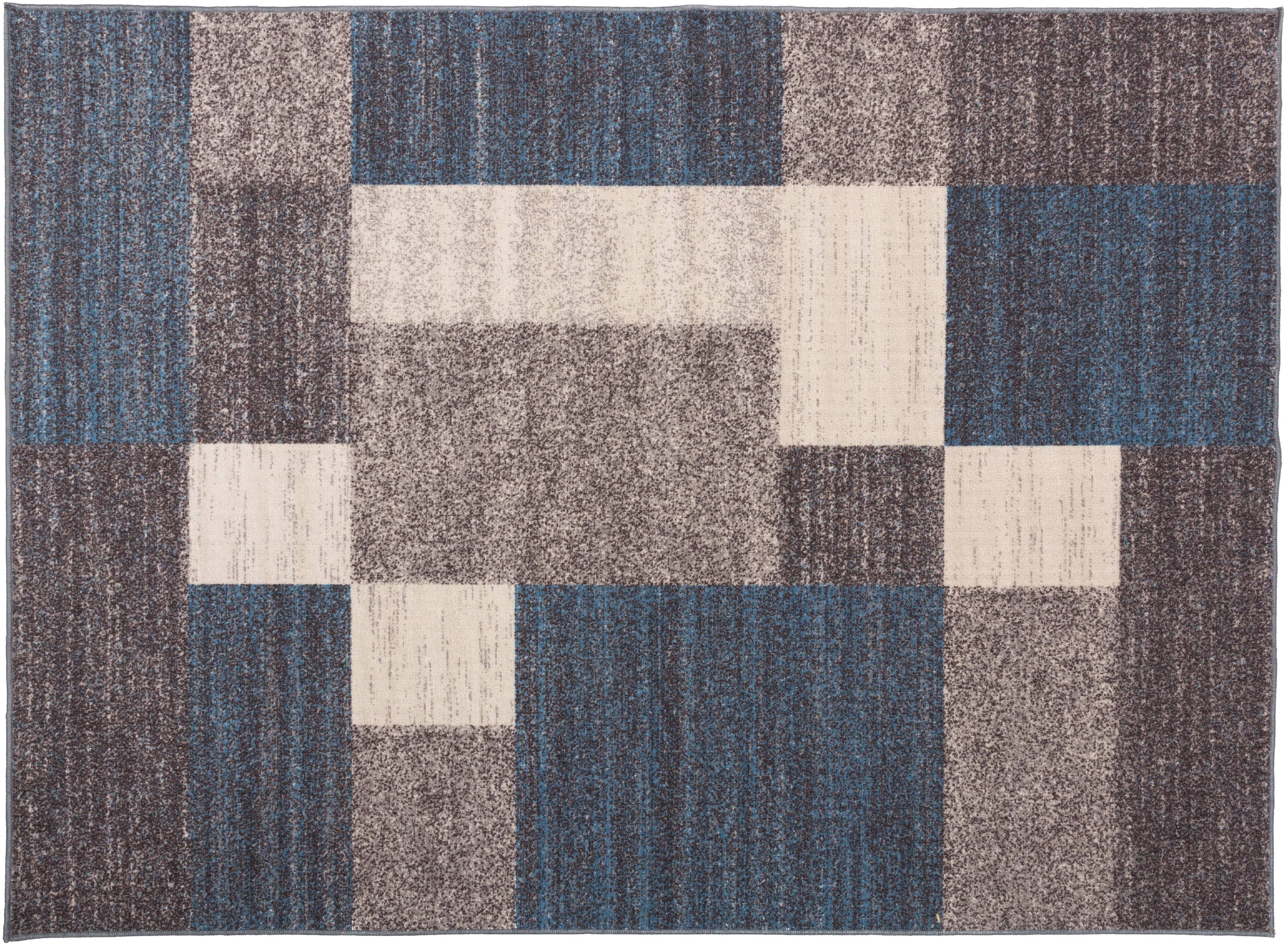 Modern Boxes Design Non-Slip (Non-Skid) Area Rug 20