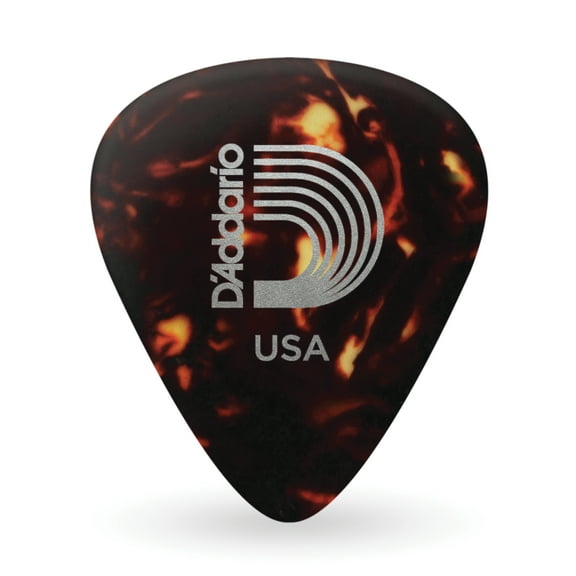 D'addario Planet Waves Shell-Color Celluloid Guitar Picks - 25 Picks