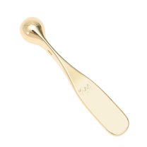 Unique Bargains 1 Pc Eye Cream Massage Stick Portable Round Head Eye Cream Applicator Gold Tone