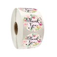 thumbnail image 1 of Etiquetas de regalo de boda JAMW Floral Gracias 500 etiquetas, 1 of 5