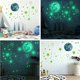 thumbnail image 5 of 453 Piezas Pegatinas de Pared de Estrellas que Brillan en la Oscuridad, Pegatinas Luminosas de Luna y Estrellas, Pegatina de Estrella Fluorescente Ideal para Techo, Habitación Infantil, Decoración de Pared JM, 5 of 5