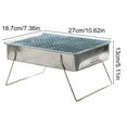 Ttybhh Barbecue Grills Clearance! Foldable Compact Vent Holes Bbq Grill