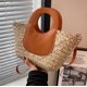 thumbnail image 2 of CGCBAG Bolsos de mano con diseño de tejido de paja de verano para mujer, tendencia 2022, bolso de hombro de gran capacidad, bolsos cruzados de playa sencillos para mujer, 2 of 5