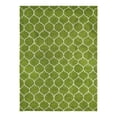 thumbnail image 3 of Unique Loom Trellis Shag Collection Area Rug - Ruby (10' 8" x 14' Rectangle Green/Ivory), 3 of 12