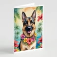 thumbnail image 6 of French Bulldog Luau Greeting Cards Pack of 8 7 in x 5 in, 6 of 21