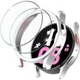 thumbnail image 1 of [2+1 Pack] Miimall Compatible Samsung Galaxy Watch 5 Screen Protector Case 44mm, Hard PC Protective Bumper Cover, 1 of 5