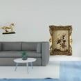 thumbnail image 2 of Figura decorativa de caballo, ideal para decorar escritorios, estanterías, salas de estar o como marco de fotos., 2 of 8