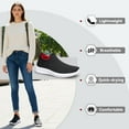 thumbnail image 3 of ADQ Women's Slip on Walking Shoes Lightweight Athletic Sneakers Comfort Casual Shoes, 3 of 8