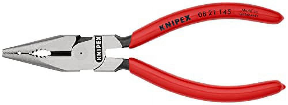 Knipex 5.7" Needle-Nose Combination Pliers - Plastic Grip