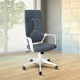 thumbnail image 4 of Modern Studio Office Chair, Grey/White, 4 of 6