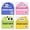 4PCS., variant on Magic Stationery Pull Out Separator Sticky Notes, 3x3 Inch Clear Reusable Office Sticky Notes for Office Work Accessories