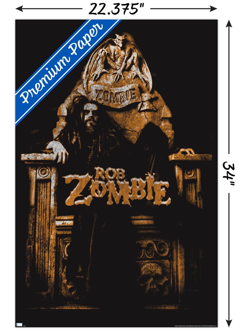 Rob Zombie - Throne Wall Poster, 22.375