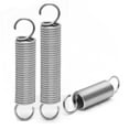 2 Piece 304 small extension spring 1mm x 12mm x 80mm