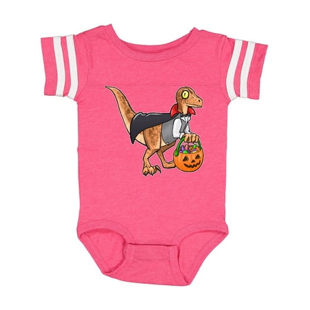 

Inktastic Trick or Treat Raptor vampire Gift Baby Boy or Baby Girl Bodysuit