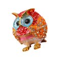 thumbnail image 2 of Diamonds Encrusted Owl Shaped Alloy Jewelry Box With Secure Storage Compartment for Earrings Necklaces, 2 of 8