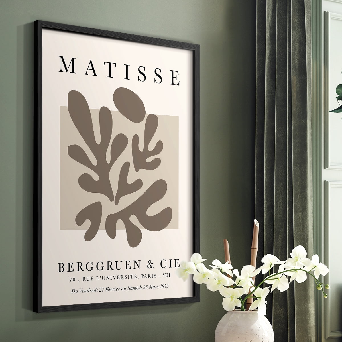 Matisse CCXXVIII in Solid Wood 16 x 20 Framed Print