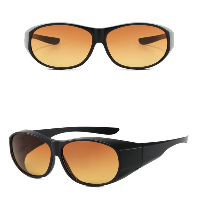 Square Full Rim Wrap Around Sunglasses with UV Protection TINHAO Oversized Square Fit Over Glasses Sunglasses for Men  main image 4