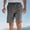 Dark Gray, variant on Men’s Shorts with Zipper Pockets – Lightweight and Soft Casual Wear for Lounge, Sleep, Workout Navy M