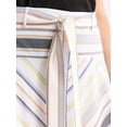 thumbnail image 4 of Free Assembly Women's and Women's Plus Size Belted Button Front Cotton Midi Skirt, XS-4X, 4 of 5