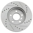 thumbnail image 4 of TRQ Front Performance Brake Rotors Set Premium G-Coated Fits Select 2014-2020 Mini Cooper, 4 of 6