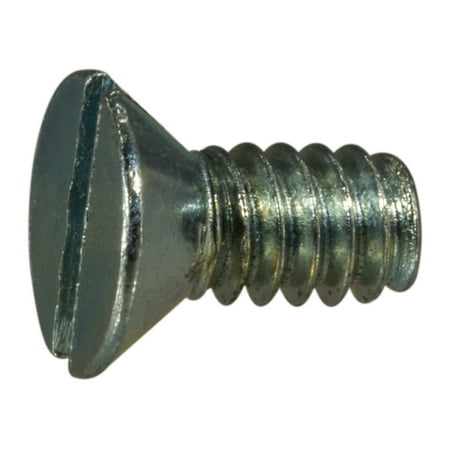 

#10-24 x 3/8 Zinc Slotted Flat Head Machine Screws MSCFS-264 (39 pcs.)