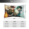 thumbnail image 4 of My Hero Academia Pillowcase Cushion Pillow Covers With Hidden Zipper Pillow Case Decor For Bed Dorm Sofa Couch Car 16"x24", 4 of 8