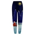thumbnail image 5 of Sweatpants Women Casual Christmas Elastic Drawstring High Waist Attractive Pattern Printed Super Soft Lounge Yoga Pants, 5 of 6
