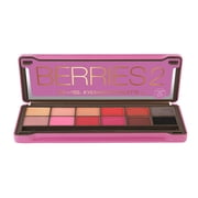 BYS Berries 2 Eyeshadow Palette, 12 Color Collection in Tin Kit with Mirror - Highly Pigmented Matte & Metallic Shades