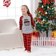thumbnail image 5 of Red And Gray Christmas Vacation Family Pajamas With Dog, Matching Cousin Crew Christmas PJs All Sizes, Two-pieces, Size NB-Men 6XL, 5 of 7