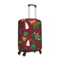 thumbnail image 3 of Fotbe Dinosaur Christmas Happy New Year Luggage Cover Protector,Suitcase Protector,Scratch and Dirt Resistant,Fits 18-32 Inch Luggage-Medium, 3 of 9
