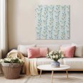 thumbnail image 5 of Blue Green Leaves, Wall Art Painting on Canvas, Botanical Watercolor Plant Canvas Art Home Prints Wall Art Framed Modern Artwork for Living Room Bedroom Wall Decor 8x8in, 5 of 9