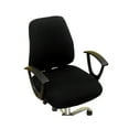 thumbnail image 4 of Transemion 1/2/3/5 2pcs/set Office Chair Cover For Professional And Polished Look Dustproof black 5PCS, 4 of 6