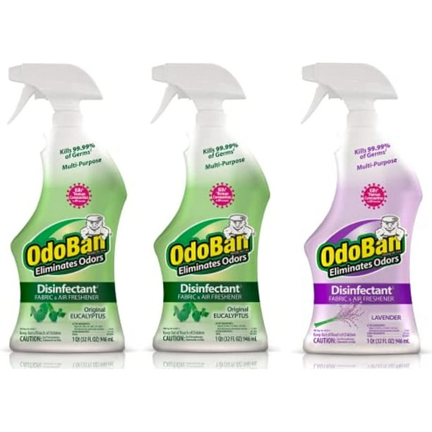 Odoban Ready-To-Use Deodorizer Disinfectant, 3-Pack - Walmart.com