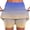 Light Blue, variant on FASHOFT Tennis Skirt For Women Mid Waist Gradient Printed Fake Two Piece Skort With Pockets For Casual Sports Wear Womens Athletic Skirts Beige