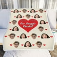 thumbnail image 2 of Teesdily | Couple Funny Customize Blankets With Photos Our Snuggle Blanket, 2 of 3