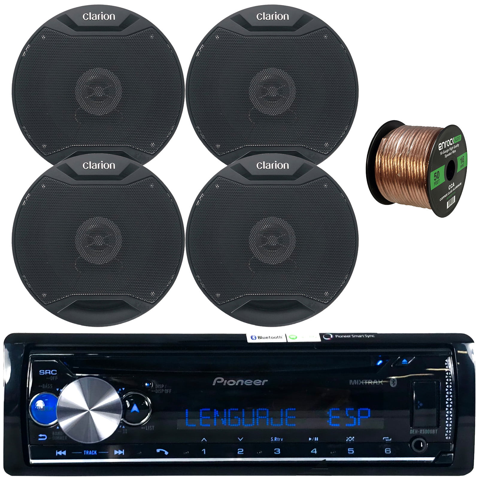Radio - Pioneer DEH-X5000BT - Con mecanismo de CD - Musical
