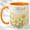 Orange, variant on March Girl Coffee Mug, Daffodil Birth Month Flower Cup, Watercolor Floral Birthday Gift for Her, Botanical Design, Ceramic 11 Oz Mug