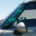 thumbnail image 1 of Dragon Pillar Vinyl Decals for 2nd Gen MINI Cooper R55 R56 R57 - Set of 2 - Choose Color - [TURQUOISE], 1 of 1