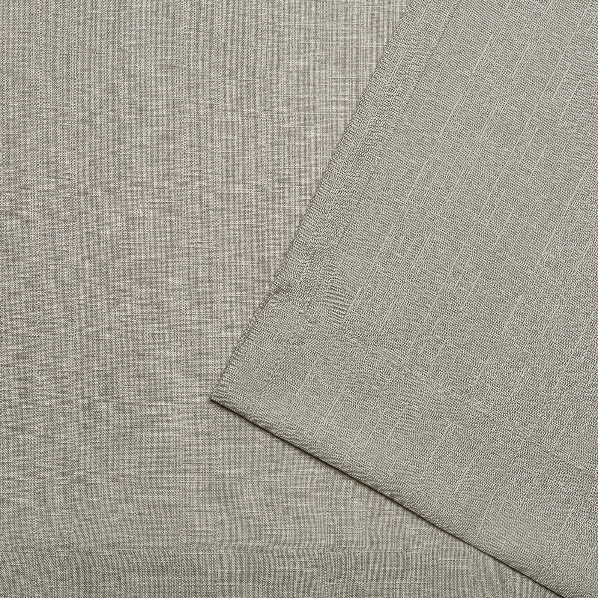 Exclusive Home Loha Light Filtering Pinch Pleat Curtain Panel Pair, 96" Length, Beige