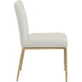 thumbnail image 3 of Pemberly Row Cream Chenille Fabric Dining Side Chair (Set of 2), 3 of 10