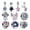 Alloy Model 10, variant on Alloy Women's Charm Pendant Set, Mixed Designs, 10 Pieces
